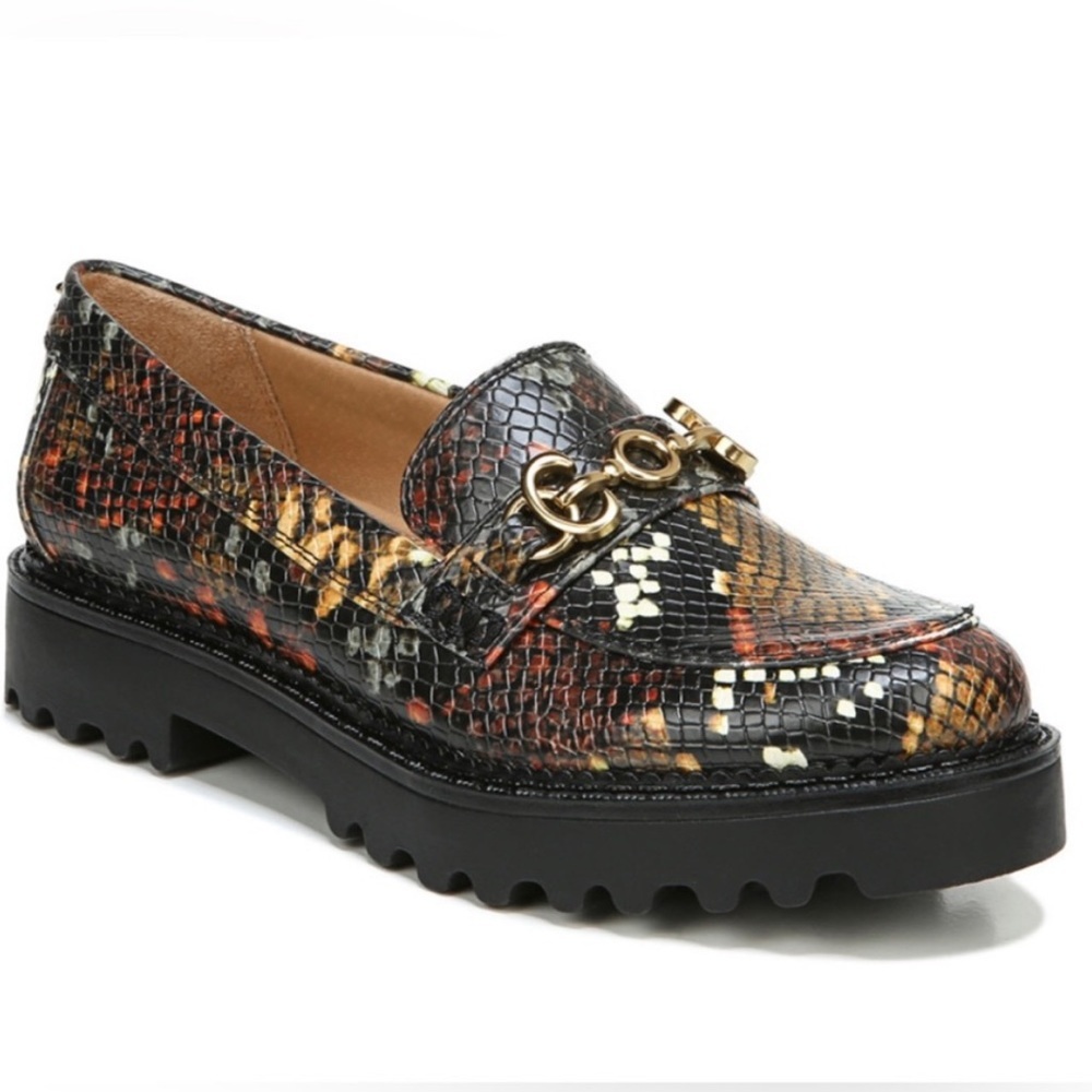 Circus by Sam Edelman lug sole shoes snake print 6.5